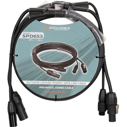 ADJ Accu-Cable Cable DMX 5 Pines 6 Pies 22 AWG con Correa