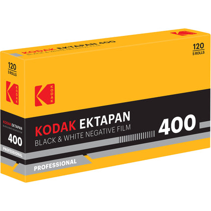 Kodak Ektapan 400 Película negativa blanco y negro 120 ISO 400 5 unidades