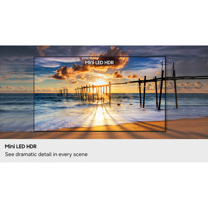 Samsung M70H TV Mini-LED 43" 4K UHD HDR10+ Smart 60Hz 20W