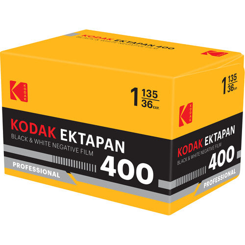Kodak Ektapan 400 Película Negativa Blanco y Negro 35mm 36 Exposiciones ISO 400 Grano Ultrafino