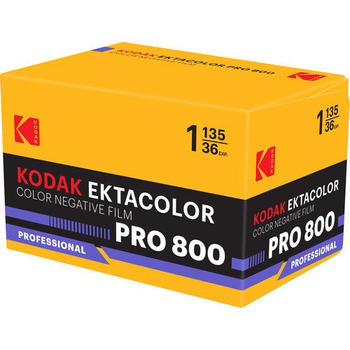 Kodak Ektacolor Pro 800 Película Negativa Color 35mm ISO 800 36 Exposiciones