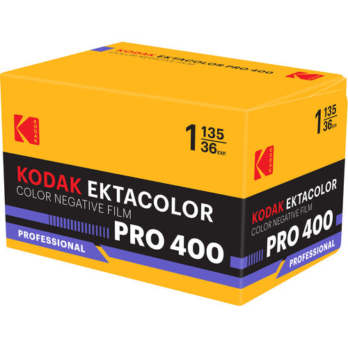Kodak Ektacolor Pro 400 Película negativa color 35mm ISO 400 36 exposiciones
