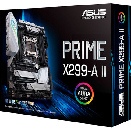 ASUS PRIME X299-A II Placa Base ATX LGA 2066 8 Ranuras DDR4 8 SATA III