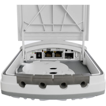 MikroTik FTC21-ups Convertidor de Medios Exterior con Batería IP67 PoE+ 2.5G SFP Gigabit