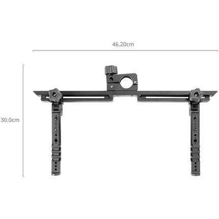 SmallRig Soporte Dual para Trípode con Montaje de Varilla de 35mm y Hilos Múltiples