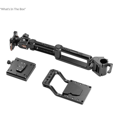 SmallRig VESA Kit de montaje para monitor con soporte Vesa 100x100 y 75x75 mm brazo extensible 360° para carrito de cámara