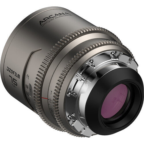 DZOFilm Arcana 75mm Lente Anamórfica Full Frame T2.1-T16 con Estuche