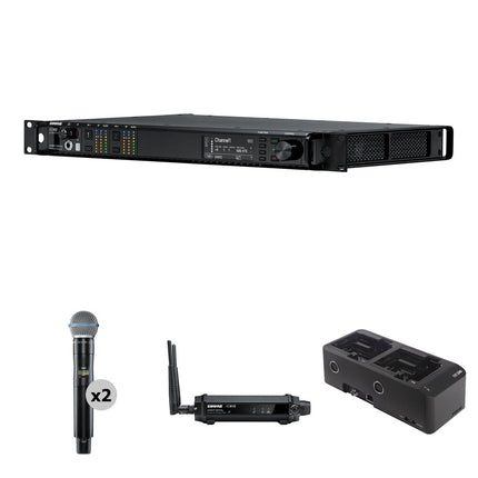 Shure 2CH RECIVR K B58 Transmisor inalámbrico para show 2B network