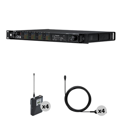 Shure 4CH Kit receptor transmisor inalámbrico TL46B profesional