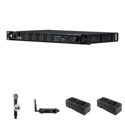 Shure 4CH Receptor Sistema Inalámbrico con Transmisor K B58