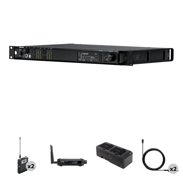 Shure 2CH Receiver Receptor Inalámbrico K ADX Bodypack SHOLNK 2B TL46
