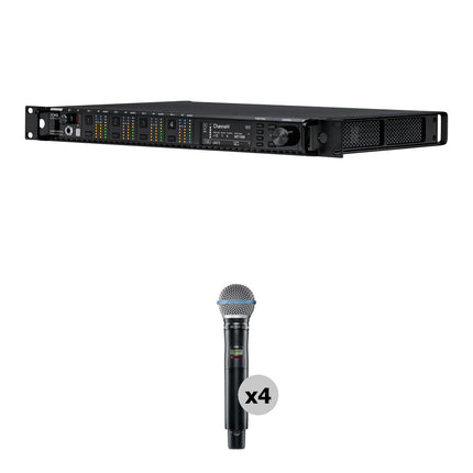 Shure Receptor Inalámbrico 4 Canales con Transmisor y Micrófono Beta58