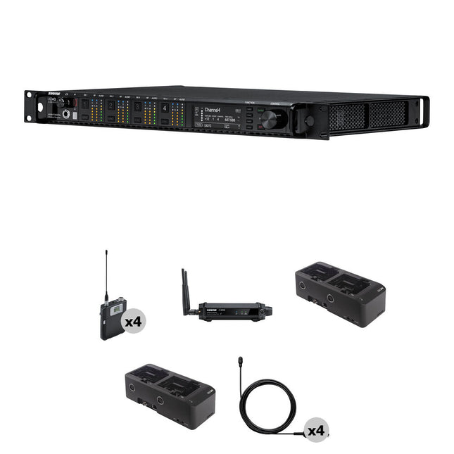 Shure 4CH RCEIVR K/BDYPCK receptor inalámbrico 470 MHz