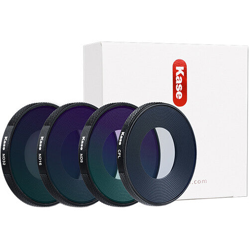 Kase ND y CPL Set de Filtros para DJI Osmo Action 6 con ND8 ND16 ND32 y Estuche