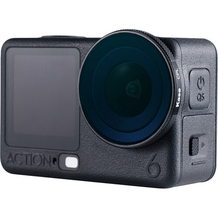 Kase ND y CPL Set de Filtros para DJI Osmo Action 6 con ND8 ND16 ND32 y Estuche