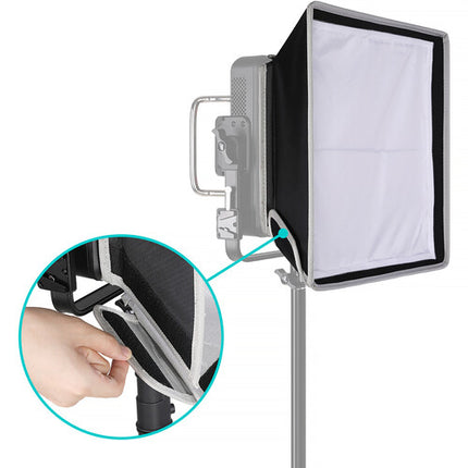Softbox para Panel LED GVM YU150R Difusión de Luz con Rejilla Honeycomb