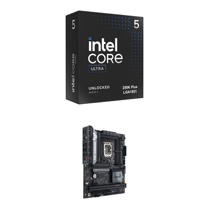 Intel Core Ultra 5 250K Plus 18 núcleos 4.2 GHz Procesador y Placa ASUS TUF GAMING B860-PLUS WIFI ATX