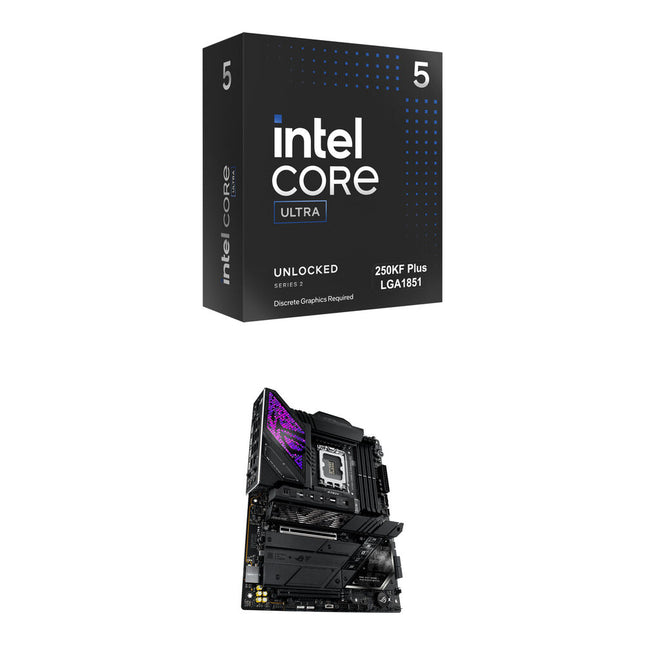 Intel Core Ultra 5 250KF Plus Kit de procesador y placa base ATX 18 núcleos 5GHz Wi-Fi 7
