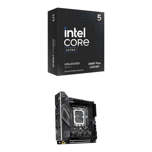 Intel Core Ultra 5 250KF Plus Kit Procesador 18 Núcleos Placa Base Mini-ITX Wi-Fi 7