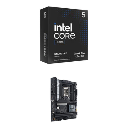 Intel Core Ultra 5 250KF Plus Kit Procesador 18 Núcleos 4.2GHz Placa ASUS TUF GAMING B860-PLUS WIFI ATX