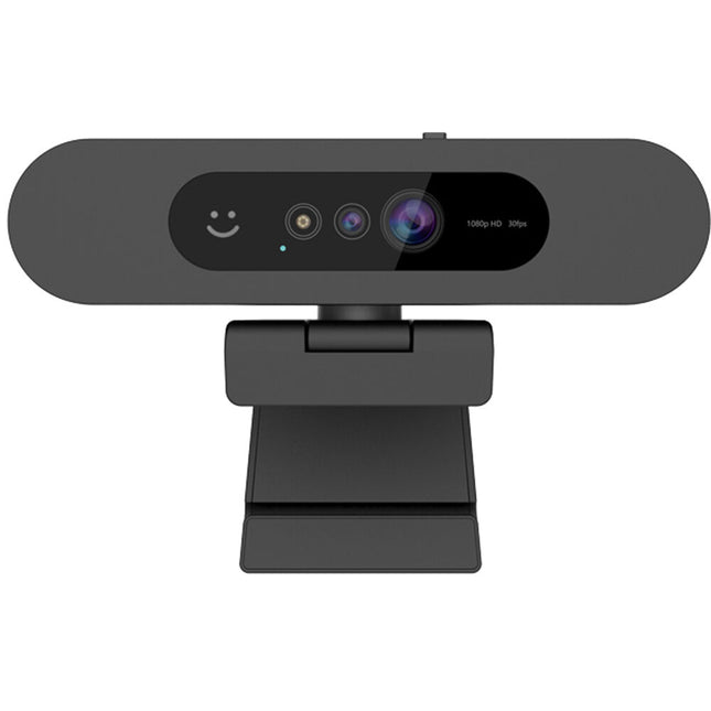 Moertek Webcam Full HD 2MP Resolución 1920x1080 USB-C con Reconocimiento Facial IR Windows Hello