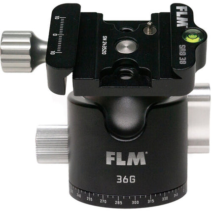 FLM 36G Cabezal esférico con capacidad 18 kg y abrazadera rápida SRB-38