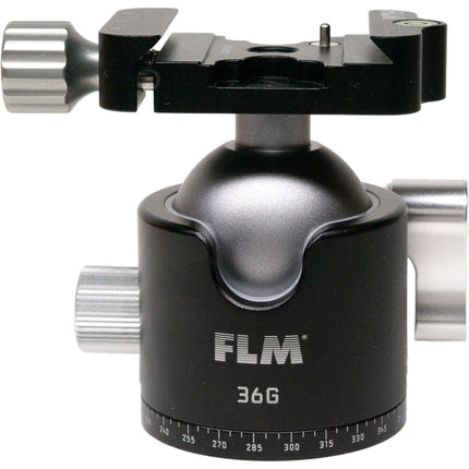 FLM 36G Cabezal esférico con capacidad 18 kg y abrazadera rápida SRB-38