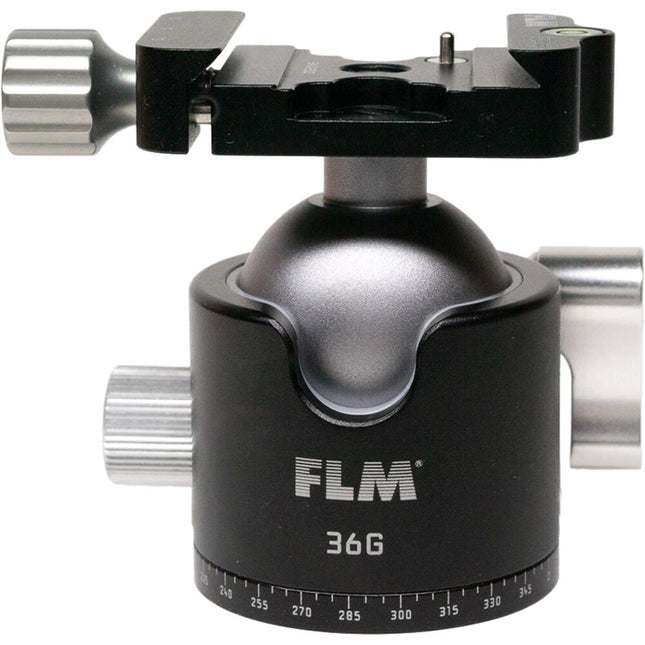 FLM 36G Cabezal esférico con capacidad 18 kg y abrazadera rápida SRB-38