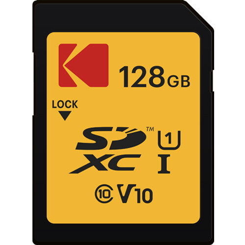 Kodak 128GB Tarjeta de Memoria SDXC UHS-I 90MB/s Velocidad Lectura