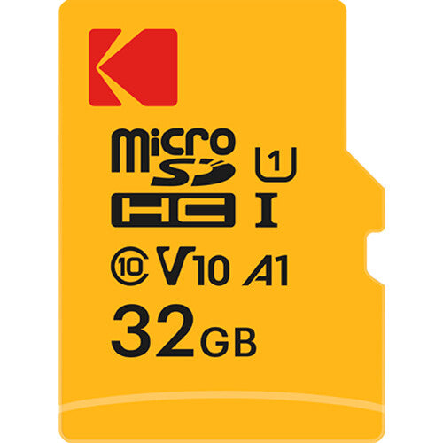 Kodak 32GB microSDHC UHS-I Clase 10 A1 90MB/s con Adaptador SD