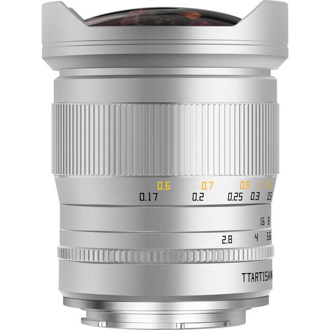 TTArtisan 11mm f2.8 Lente ojo de pez Full Frame para Sony E Plata