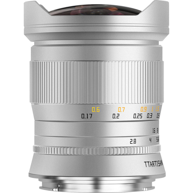 TTArtisan 11mm f2.8 Objetivo Ojo de Pez Full Frame para Canon RF Plata