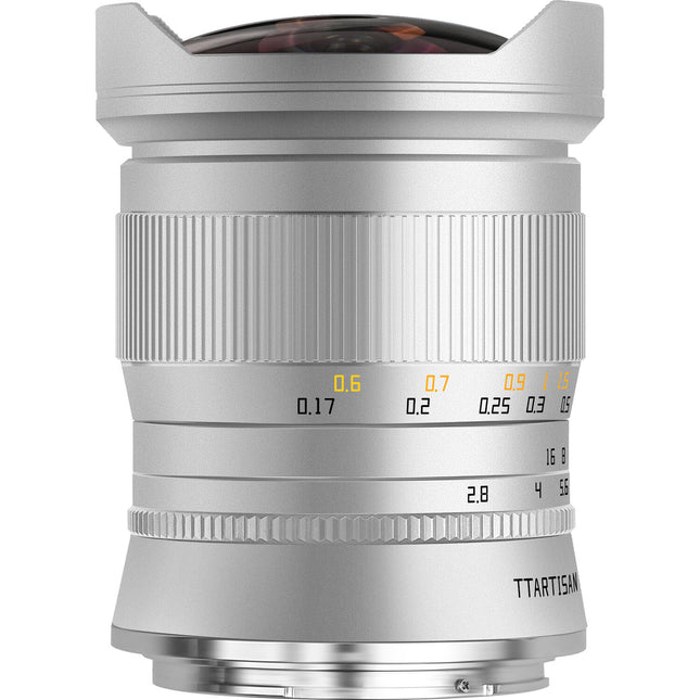 TTArtisan 11mm f/2.8 Lente Fisheye Full Frame Nikon Z Plata con Parasol Integrado