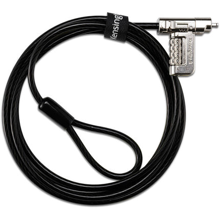 Kensington Universal 3-en-1 Candado para Portátil con Cable de Acero de 6 Pies y Combinación Preset