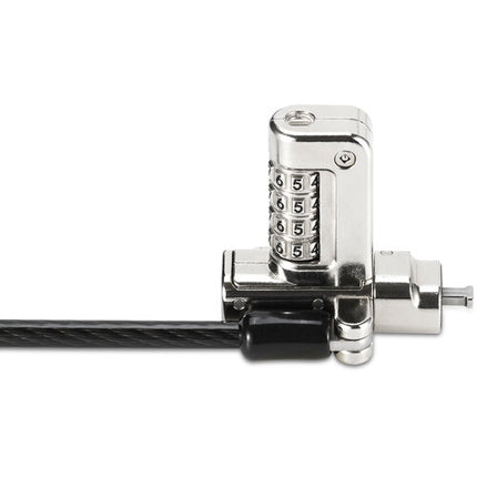 Kensington Universal 3-en-1 Candado para Portátil con Cable de Acero de 6 Pies y Combinación Preset