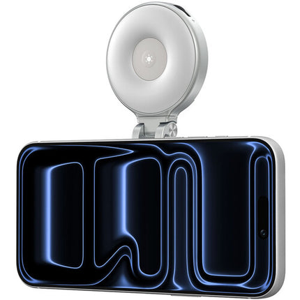 TELESIN Luz Anillo Selfie Magnética RGB con Espejo y 7 Horas Batería