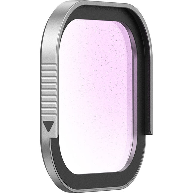 TELESIN 1/4 Filtro Pro-Mist Negro para Master Grip iPhone 17 Pro Pro Max aluminio y vidrio óptico