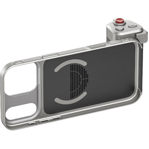 TELESIN Master Grip para iPhone 17 Pro Max Agarre Magnético con Cargador Inalámbrico y Control Mecánico