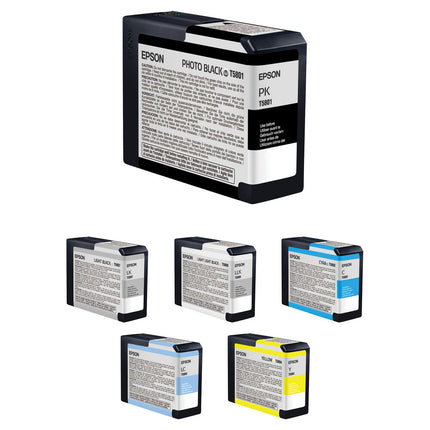Cartucho de tinta Epson UltraChrome K3 6 colores 80mL para impresoras Stylus Pro 3800 y 3880