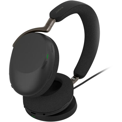 Jabra Evolve3 85 Auriculares Inalámbricos Sobremesa Cancelación Ruido 120h Música 25h Llamada con Base y USB-C Negro