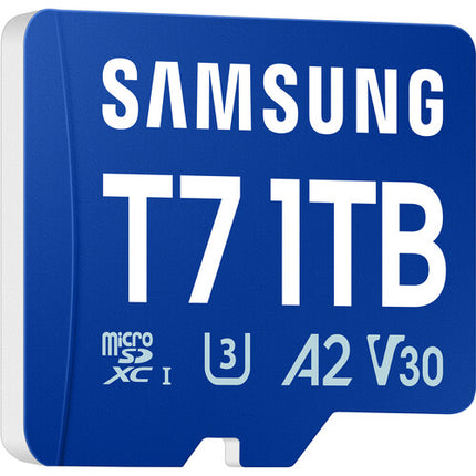 Samsung 1TB T7 microSDXC UHS-I Tarjeta de Memoria Clase 10 V30 A2