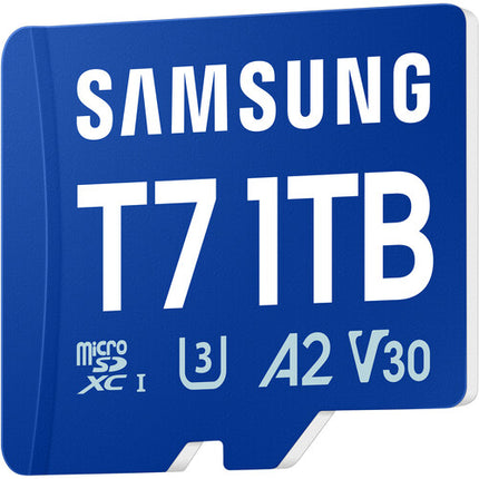 Samsung 1TB T7 microSDXC UHS-I Tarjeta de Memoria Clase 10 V30 A2