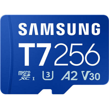 Samsung 256GB T7 microSDXC UHS-I Tarjeta de Memoria 170MB/s 30MB/s