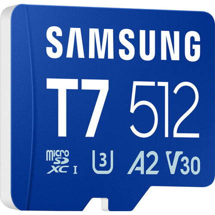 Samsung 512GB T7 microSDXC UHS-I Clase 10 V30 A2 170MB/s