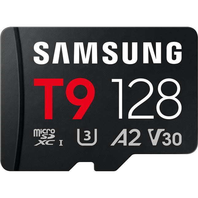Samsung 128GB T9 Tarjeta microSDXC UHS-I 200MBs Lectura 130MBs Escritura