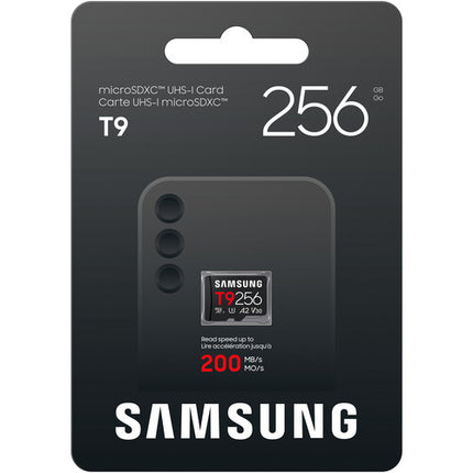 Samsung 256GB T9 microSDXC UHS-I Tarjeta de Memoria Velocidad 200MB/s