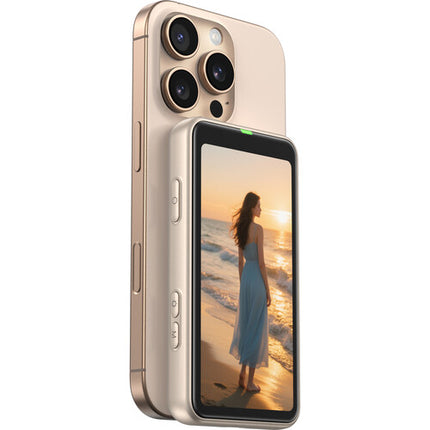 TELESIN Pantalla Magnética para Selfie y Vlogging con Batería de 3 Horas y Zoom Rápido