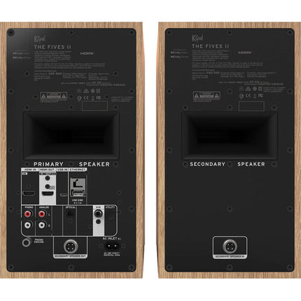 Klipsch The Fives II altavoces activos inalámbricos 5.25" woofer HDMI 2.1 rojo