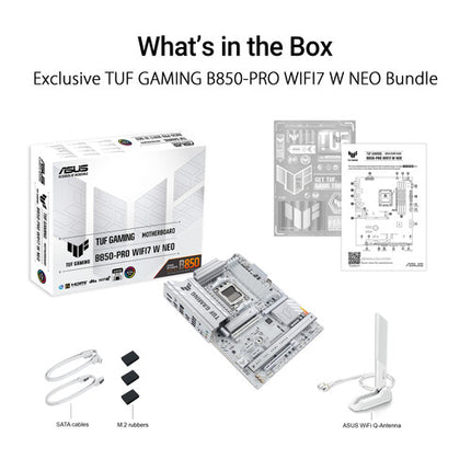 ASUS TUF Gaming B850-PRO WIFI7 W NEO AM5 Placa Base ATX DDR5 WiFi 7 PCIe 5.0