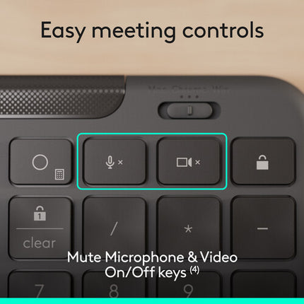 Logitech Signature Slim K620 Teclado con Cable USB-C 26 Teclas Programables Altura Ajustable
